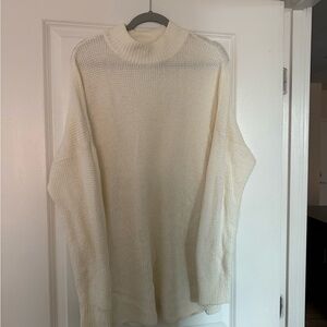 American Eagle Outfitters Cream Knit Sweater